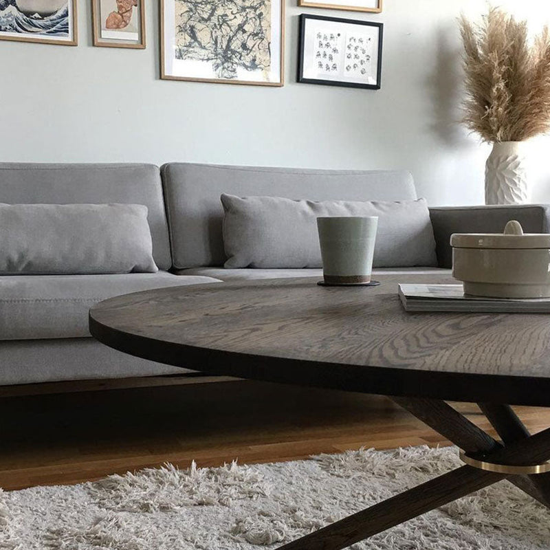 EBERHART FURNITURE - Edda Couchtisch Ø 105cm | Handmade in Dänamark