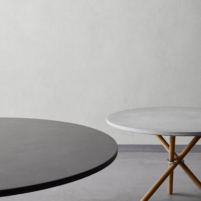 EBERHART FURNITURE - Esstisch Hector Ø 120 cm Betonplatte | Handmade in Dänemark