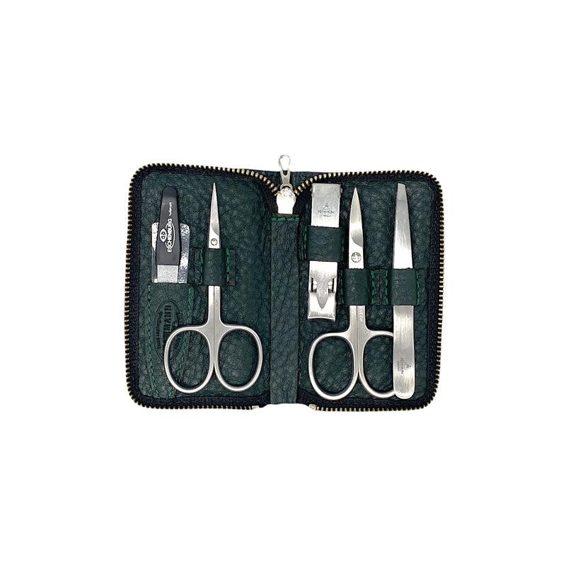 F.HAMMANN Manikür- Set mit Leder bezogen Eschenburg Made in Germany