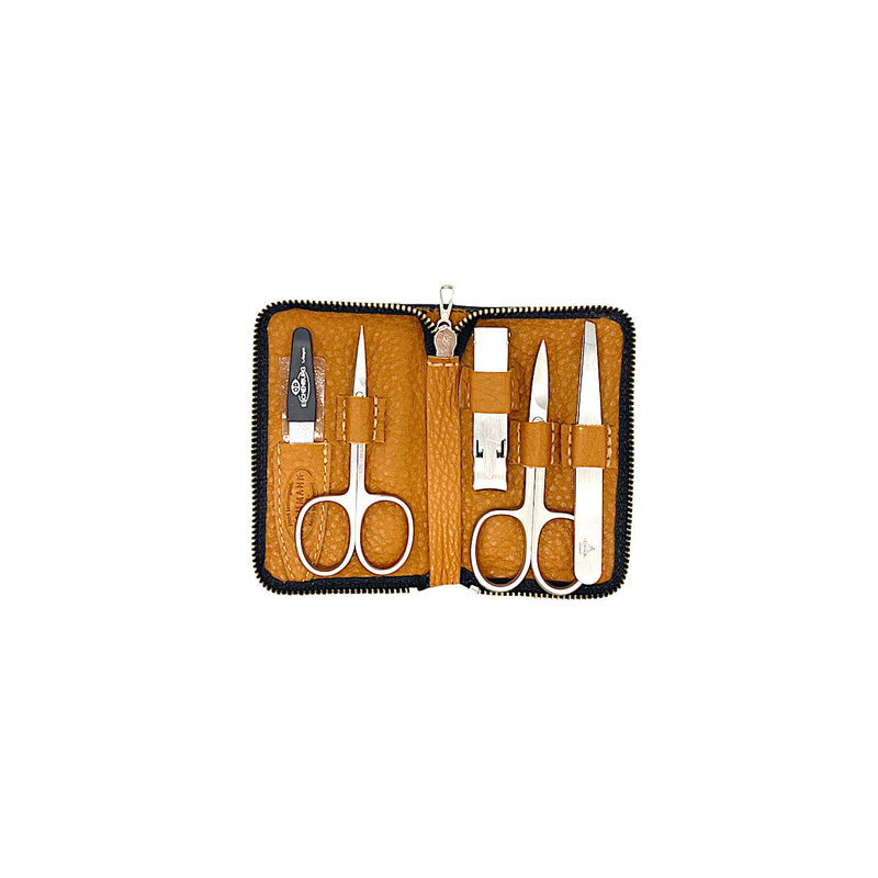 F.HAMMANN Manikür- Set mit Leder bezogen Eschenburg Made in Germany