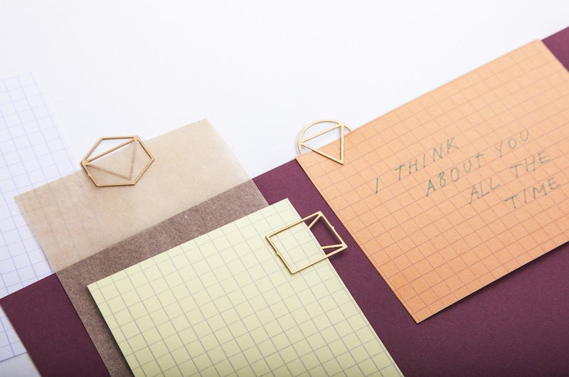 Fundamental Berlin, Paperclips aus Messing, Set von 3 Stück, Design