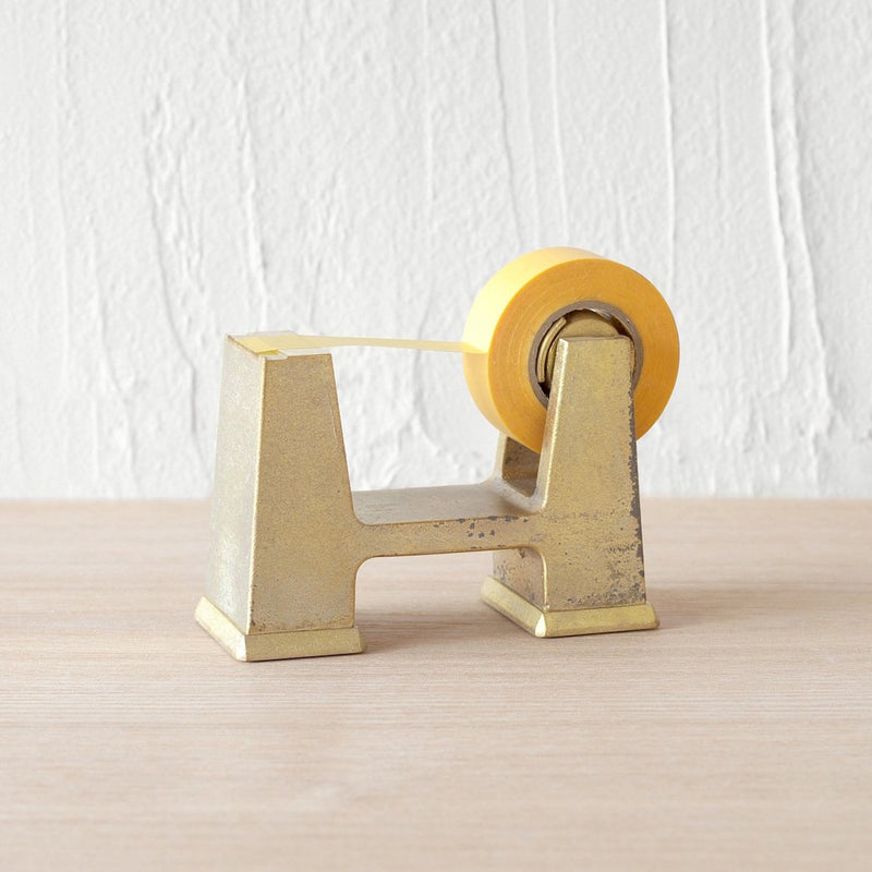 FUTAGAMI - Klebebandabroller Ihada aus massivem Messing | Handmade in Japan