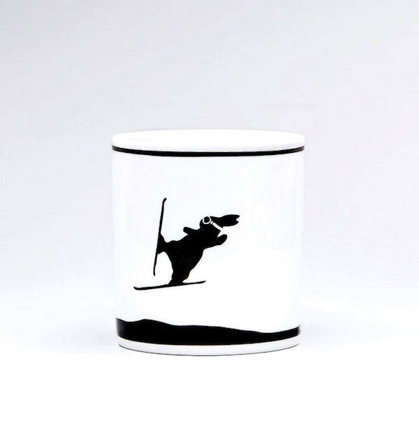 HAM PORZELLANTASSE Ski Jumping Rabbit Tea Mug Gift idea handpainted