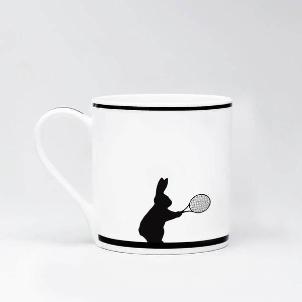 HAM | Porzellan-Tasse Tennis Rabbit - Hasen Mug handmade in UK