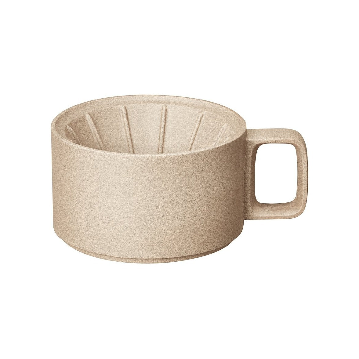 HASAMI PORCELAIN Kaffeefilter Aufsatz Natur matt, unglasiert