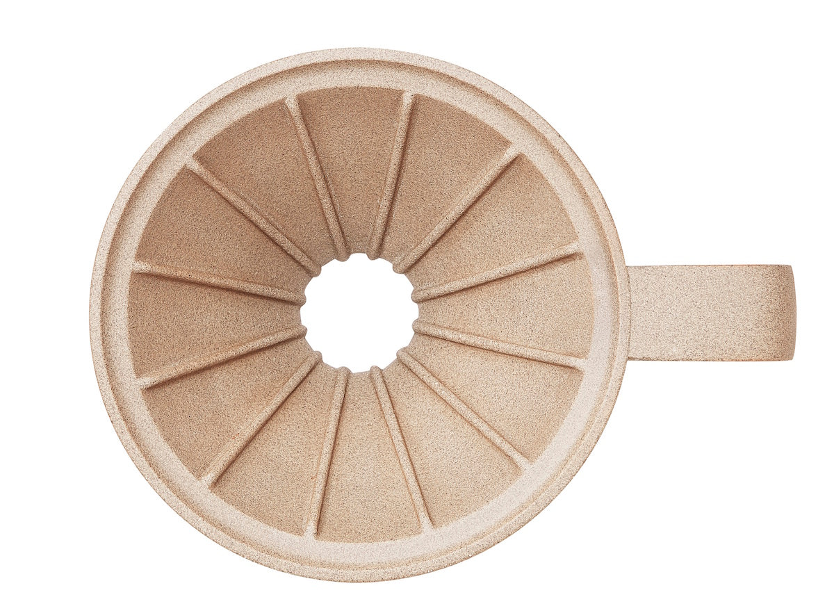HASAMI PORCELAIN Kaffeefilter Aufsatz Natur matt, unglasiert