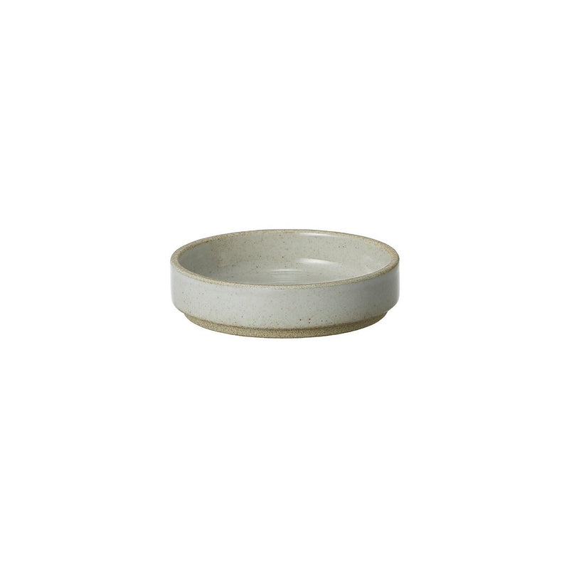 HASAMI PORCELAIN mini Teller Gloss gray aus Porzellan und Ton