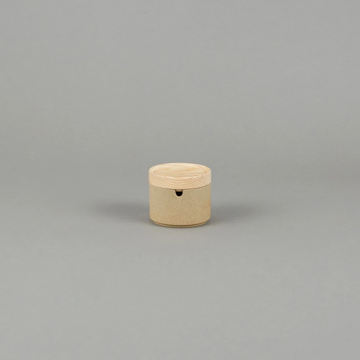 HASAMI PORCELAIN - Zuckerbecher natur matt aus Porzellan und Ton | Made in Japan