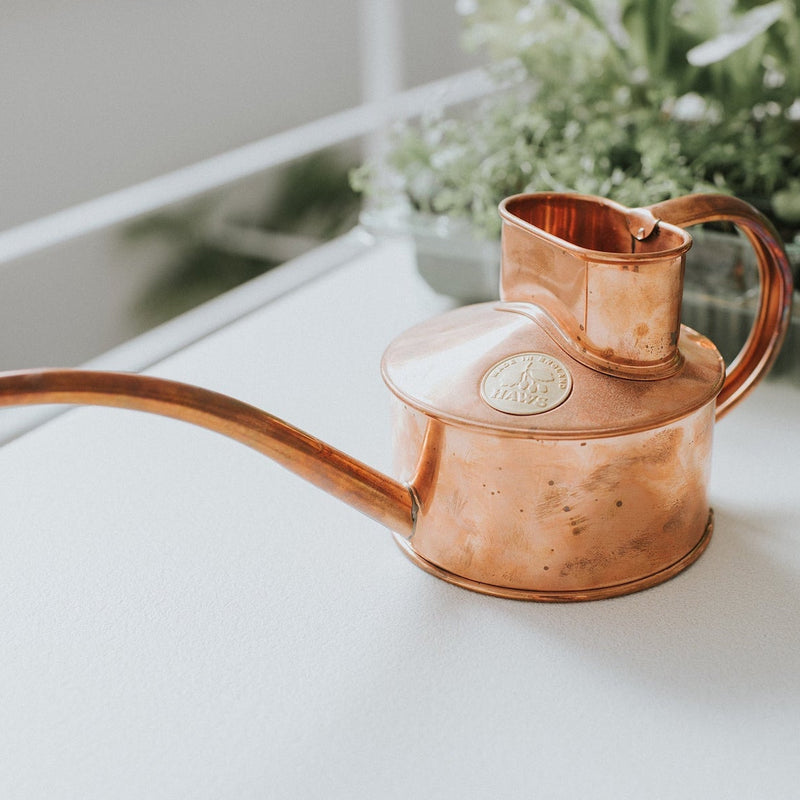 HAWS WATERING CANS - Zimmergiesskanne Fazeley Flow Kupfer 0.5 Liter| Handmade