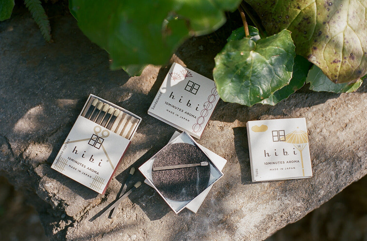 HIBI - 10 Minuten Aroma Räucherstäbchen Teebaum | Made in Japan 
