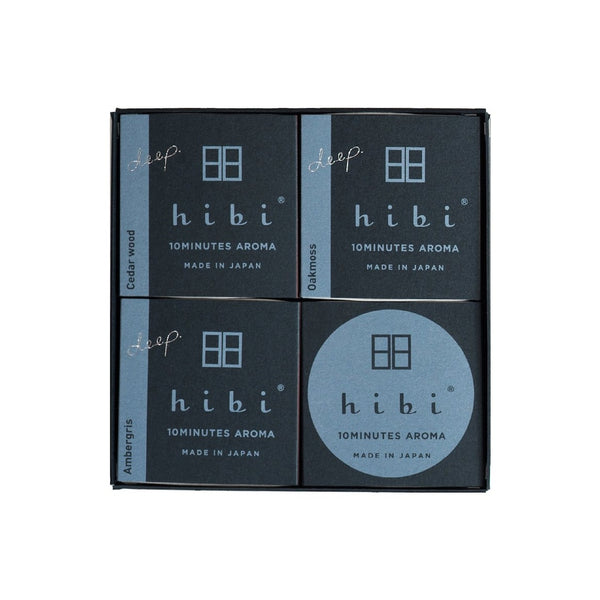 HIBI - 10 Minuten Aroma Räucherstäbchen Geschenkbox | Made in Japan