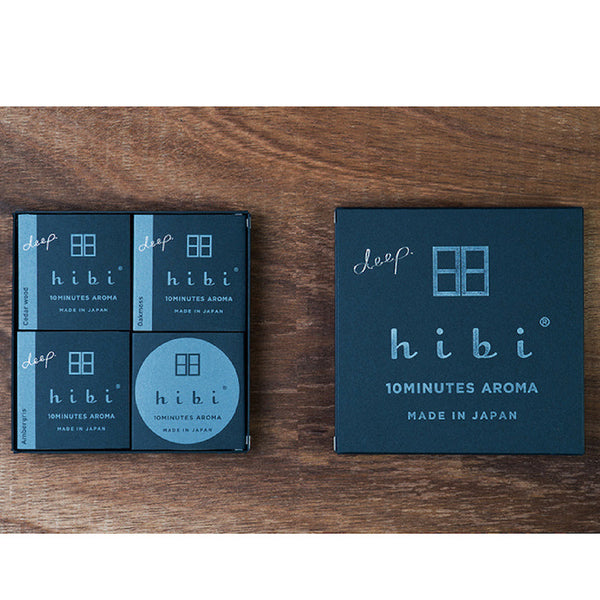HIBI - 10 Minuten Aroma Räucherstäbchen Geschenkbox | Made in Japan