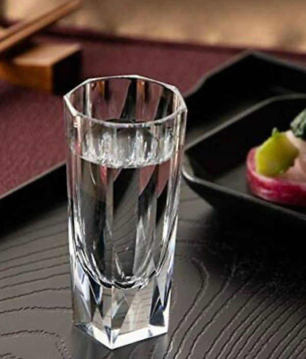 KAGAMI CRYSTAL Shot Glas aus Kristall Handmade in Japan