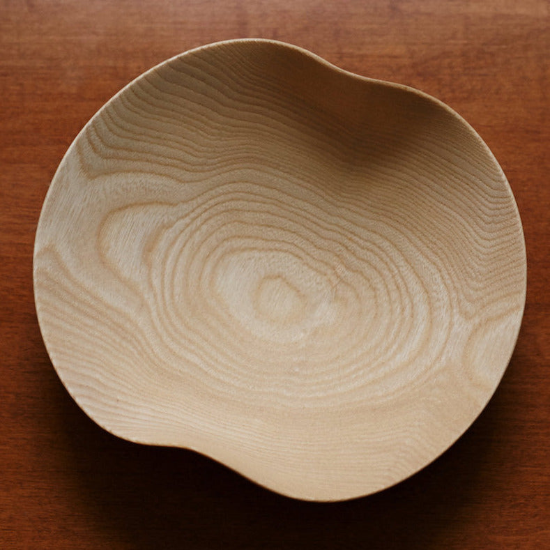KIHACH KOBO Schale aus japanischem Natur-Zelkova Handmade in Japan
