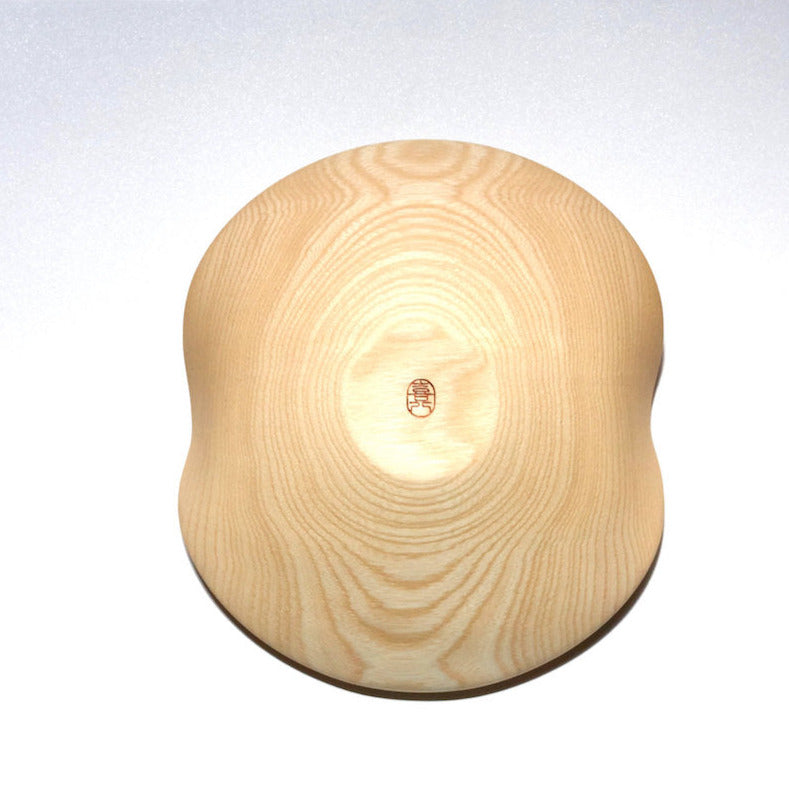 KIHACH KOBO Schale aus japanischem Natur-Zelkova Handmade in Japan
