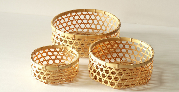 KOHCHOSAI KOSUGA handgeflochtenen Bambuskörbe Made in Japan