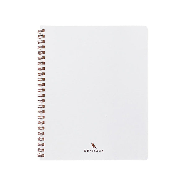 KUNISAWA Executive Ring Notebook White Handmade in Japan 