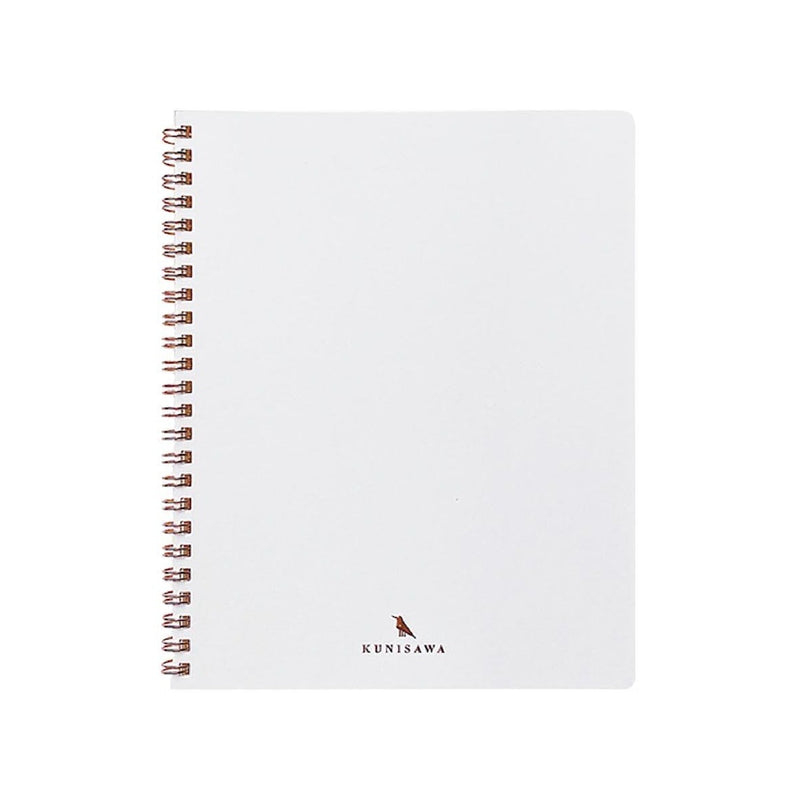 KUNISAWA Executive Ring Notebook White Handmade in Japan 