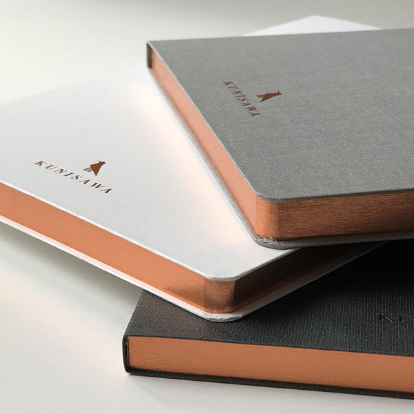 FIND NOTE HARD NOTEBOOK light grey made in Japan Geschenk Gift, Design
