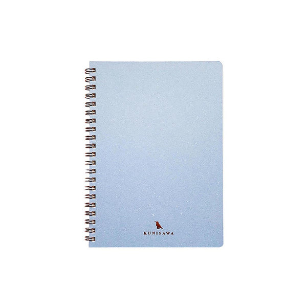 KUNISAWA Find Ring Notebook Blue Mist Handmade in Japan 
