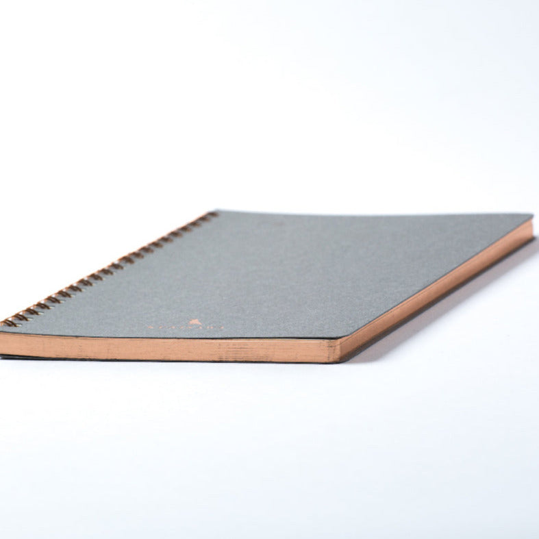 KUNISAWA FIND RING NOTEBOOK, grey, Made in Japan Geschenk Gift, Design