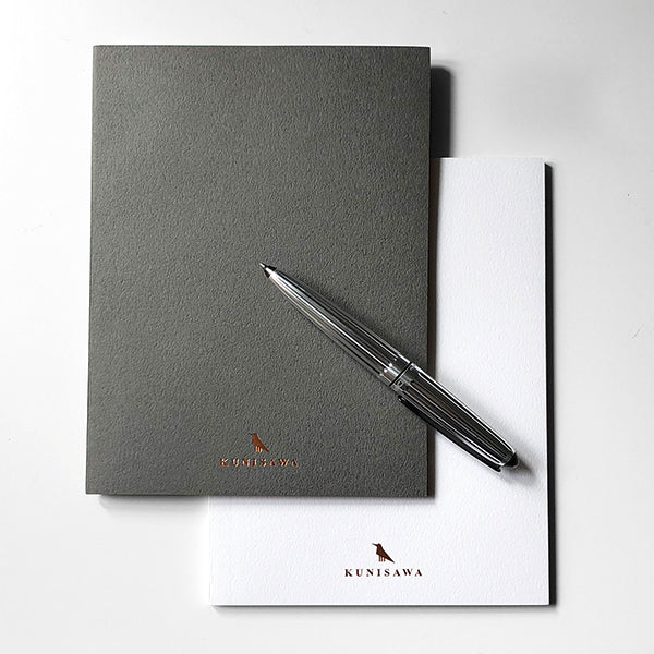 FIND SLIM NOTEBOOK, grey, Made in Japan Geschenk Gift, Design