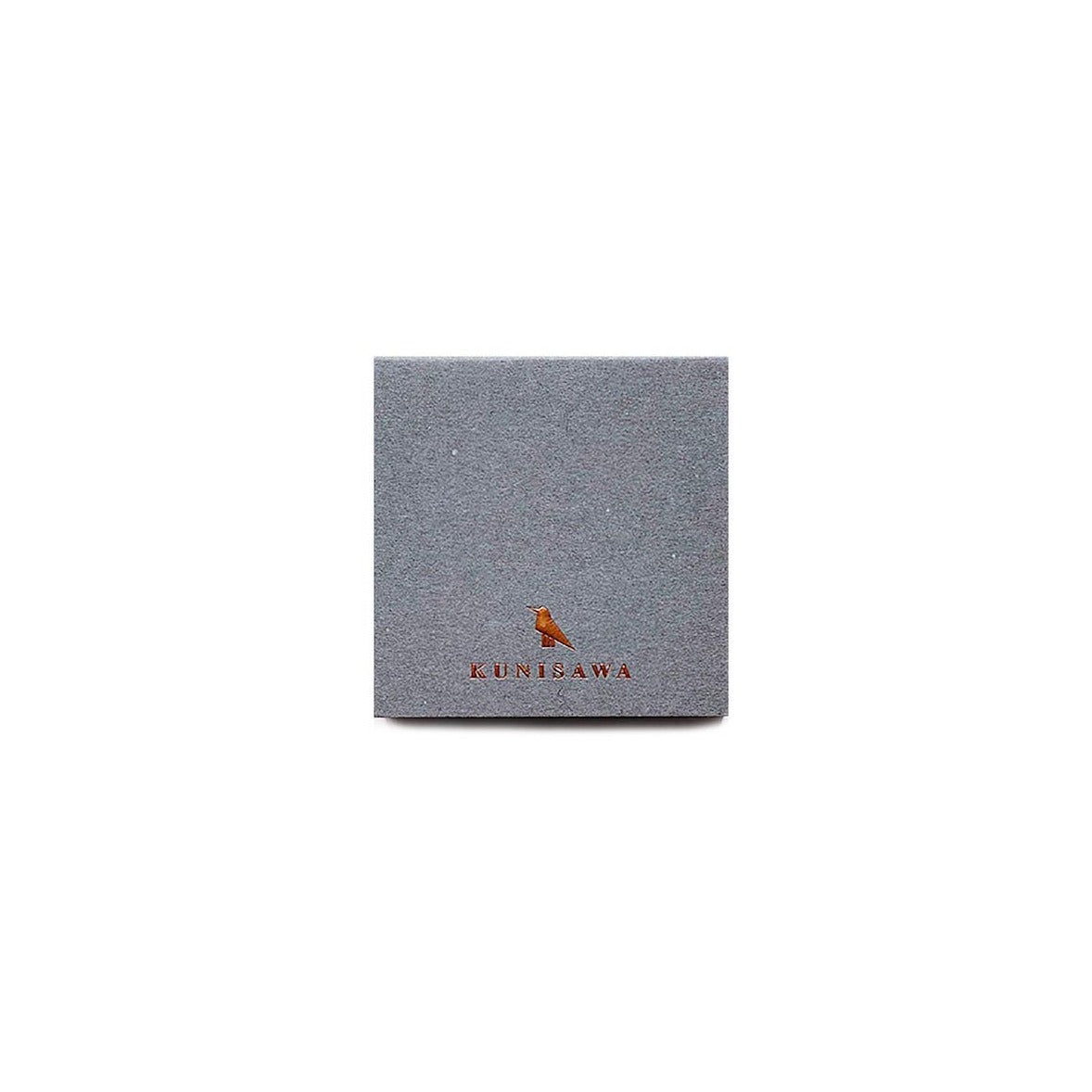 KUNISAWA Find Sticky Memo Pad Grey Handmade in Japan 