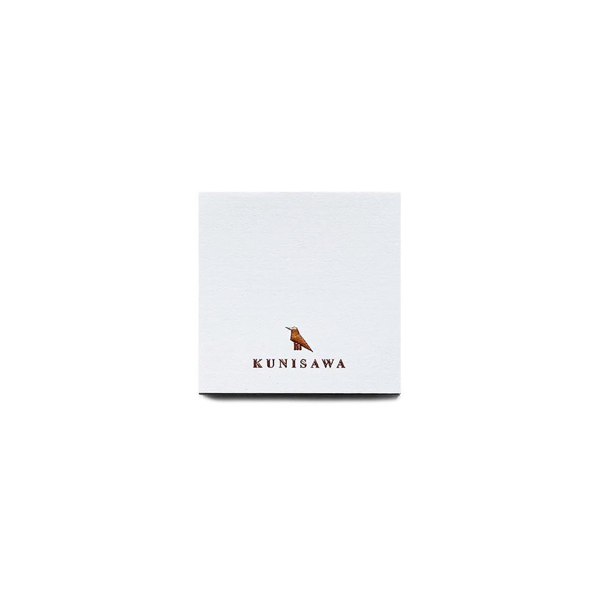 KUNISAWA Find Sticky Memo Pad White Handmade in Japan 