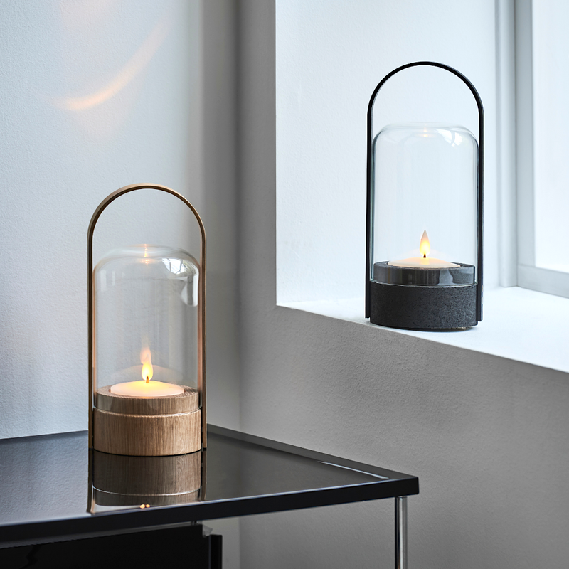 LE KLINT - Tragbare USB Tischleuchte aus Eichenholz | Candlelight 