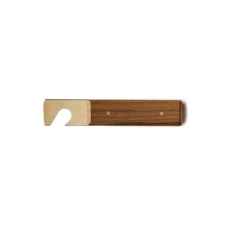 LUE BRASS Handgefertigter Flaschenöffner aus Messing und Walnussholz