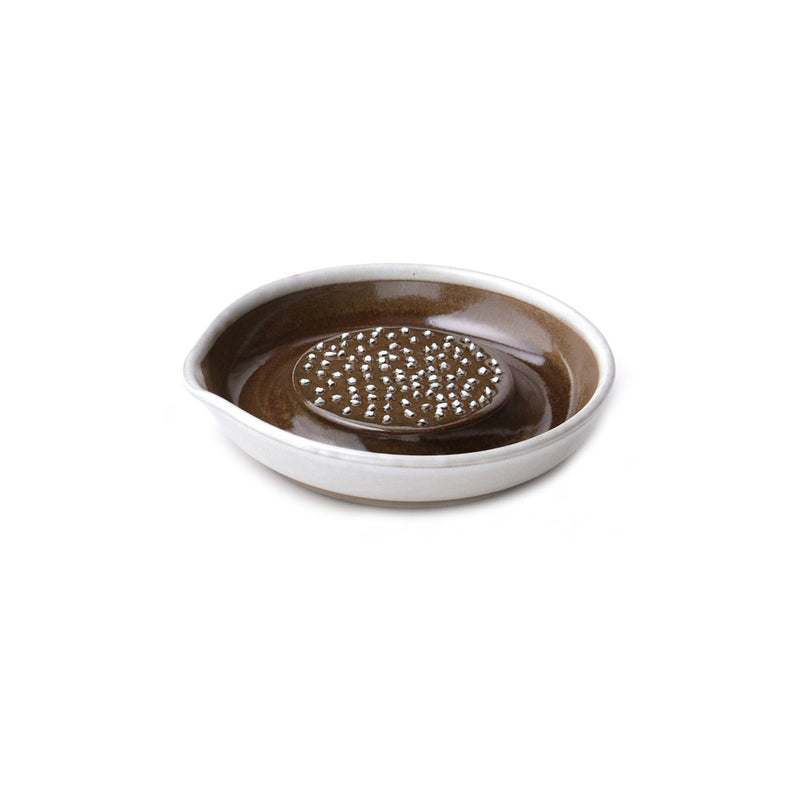 Japanische Keramikreibe Oroshi naturweiss | MUJUN | Handmade in Japan