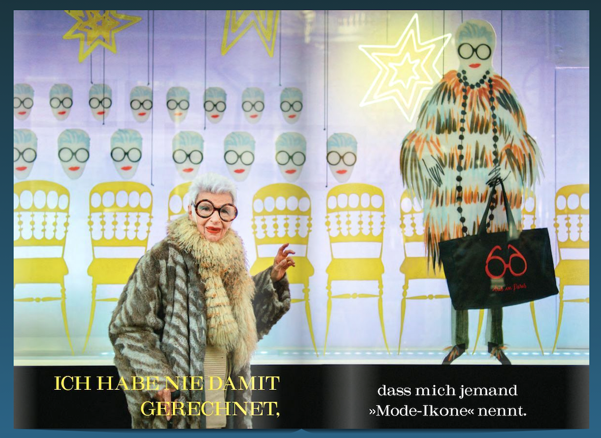 IRIS APFEL - ACCIDENTIAL ICON, Stilikone, Stil, Buch, Geschenk, Idee