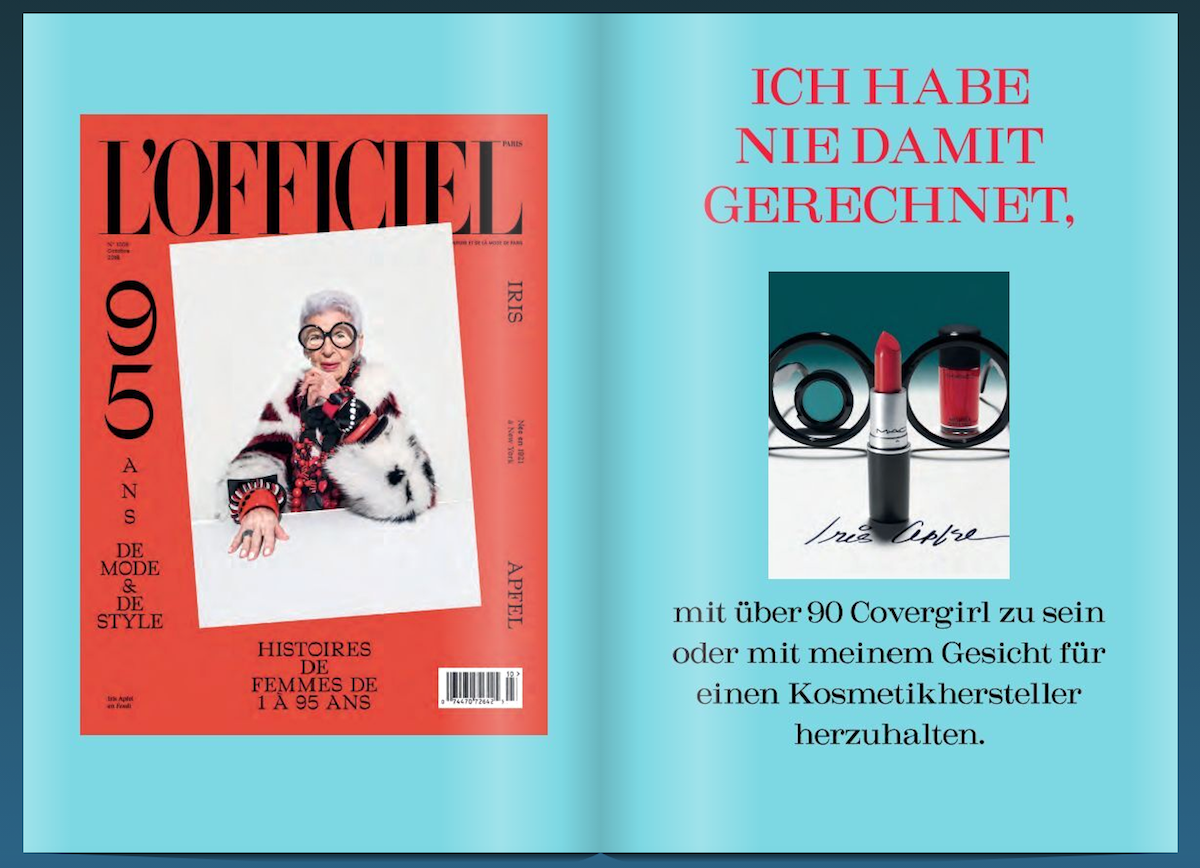 IRIS APFEL - ACCIDENTIAL ICON, Stilikone, Stil, Buch, Geschenk, Idee