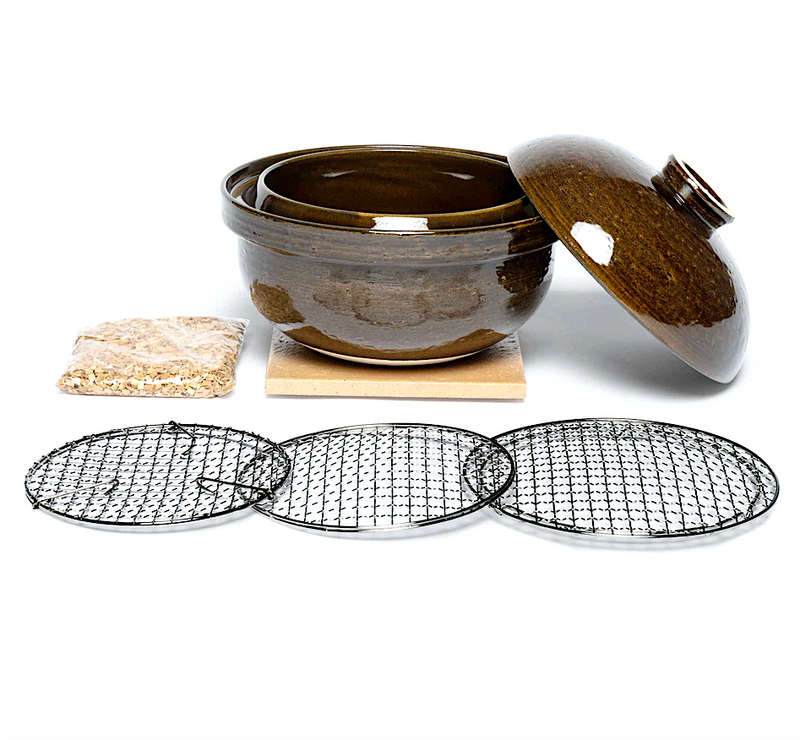 NAGATANI-EN Ibushi Gin Donabe - Räuchertopf aus Japan Handmade Design