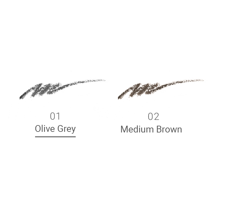 NATURAGLACÉ Eyebrow Pencil 02 Medium Brown Vegane Naturkosmetik 