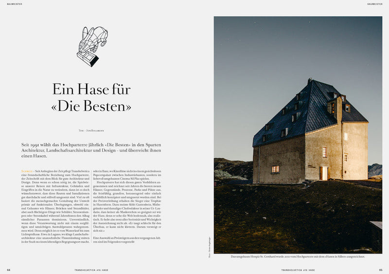 PASSAPORT - Transhelvetica Ausgabe 75 «Hase» Februar/März 2023