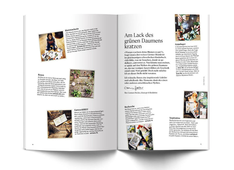 Pflanzenfreund Verlag - Gartenmythen Bookazine No 01 | Swissmade