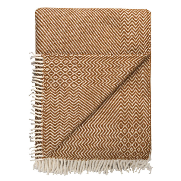 Ochre herringbone hotsell throw