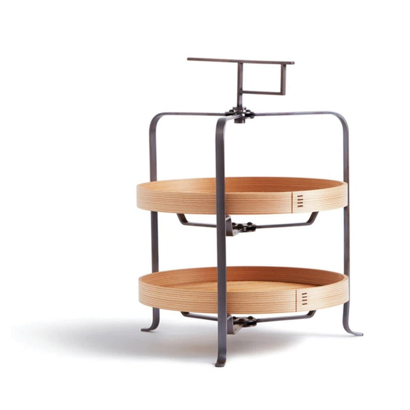 SIMPLICITY Japanisches Etagere mit zwei Tabletts Handmade in Japan