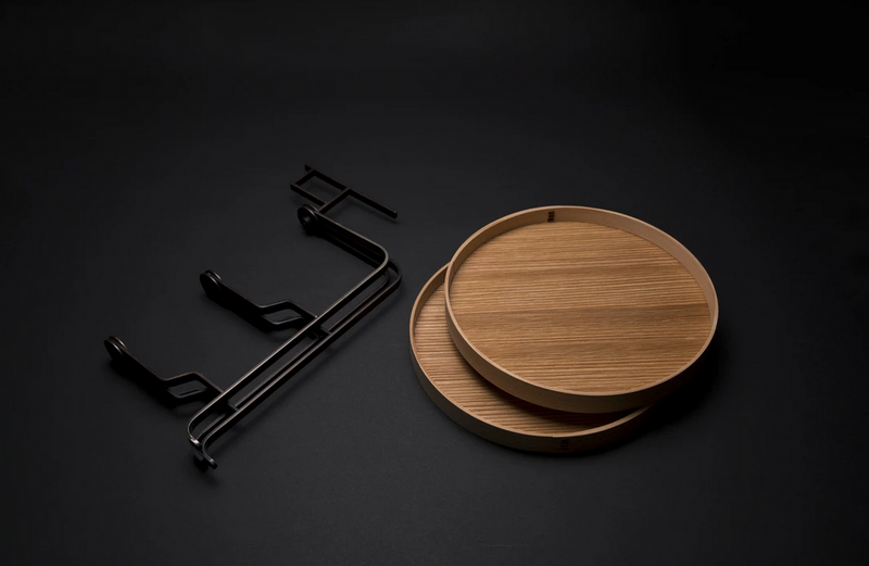 SIMPLICITY Japanisches Etagere mit zwei Tabletts Handmade in Japan