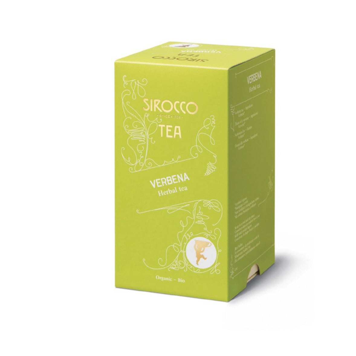 Sirocco, VERBENA, 100% organic, handcrafted luxury tea bags Teebeutel