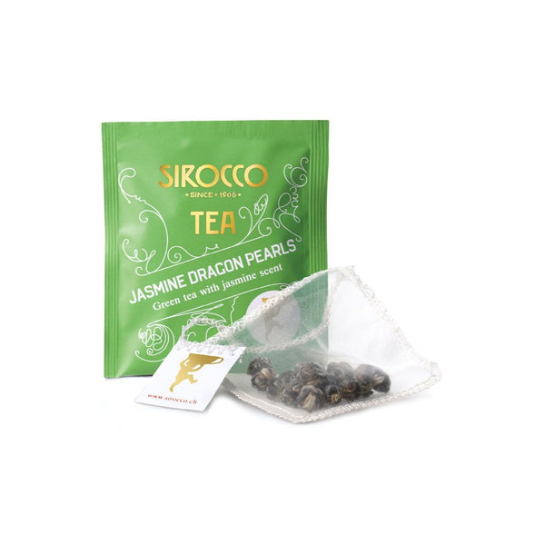 SIROCCO - Jasmine Dragon Pearls 100% organic tea - handcrafted 