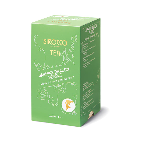 SIROCCO - Jasmine Dragon Pearls 100% organic tea - handcrafted