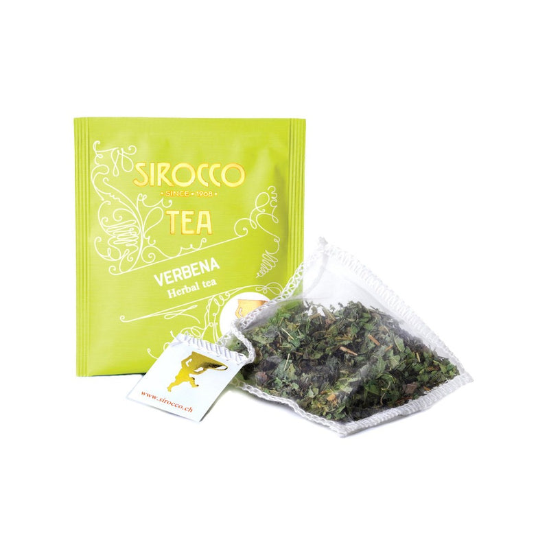 Sirocco, VERBENA, 100% organic, handcrafted luxury tea bags Teebeutel