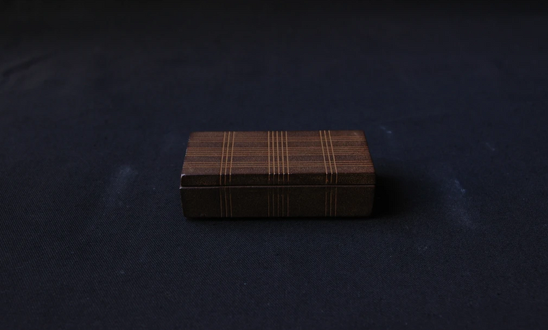 SUZUKI MORIHISA STUDIO kleine Eisenbox aus massivem Gusseisen Japan