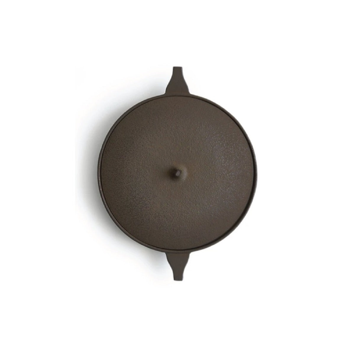 SUZUKI MORIHISA STUDIO kleine Gusseisenpfanne mit Deckel und Emaille