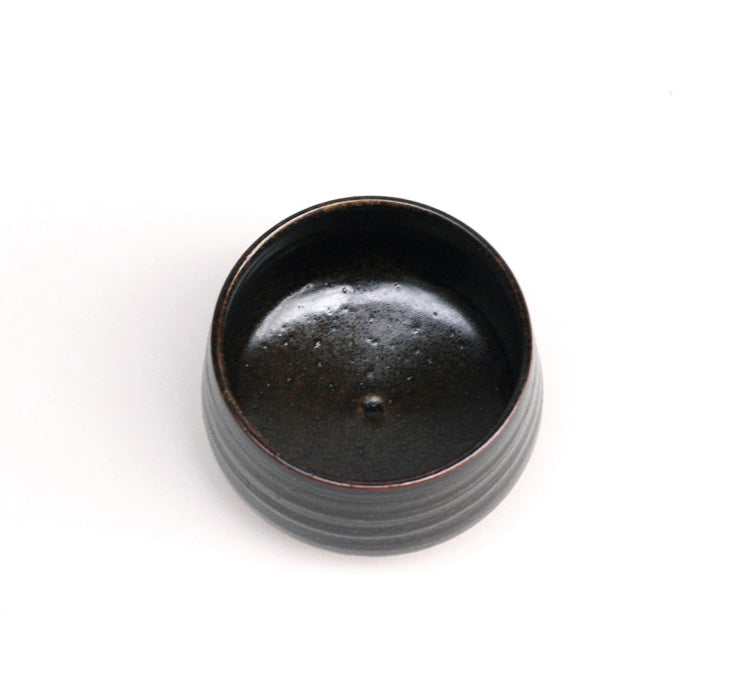 KLEINE TEE TASSE, ASAHIYAKI Hanshi x black Geschenk handmade in Japan