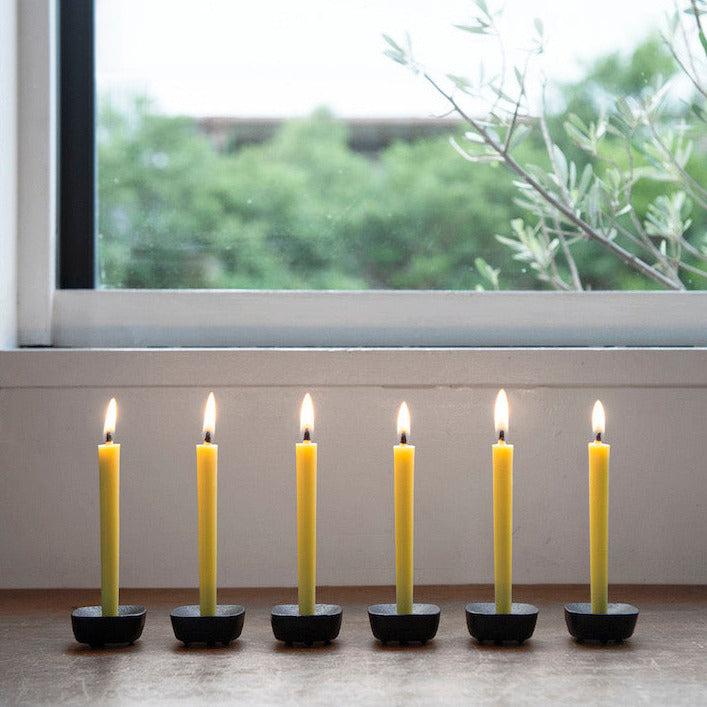 TAKAZAWA CANDLE Kerzen-Set Nanohana aus Rapsölwachs Made in Japan
