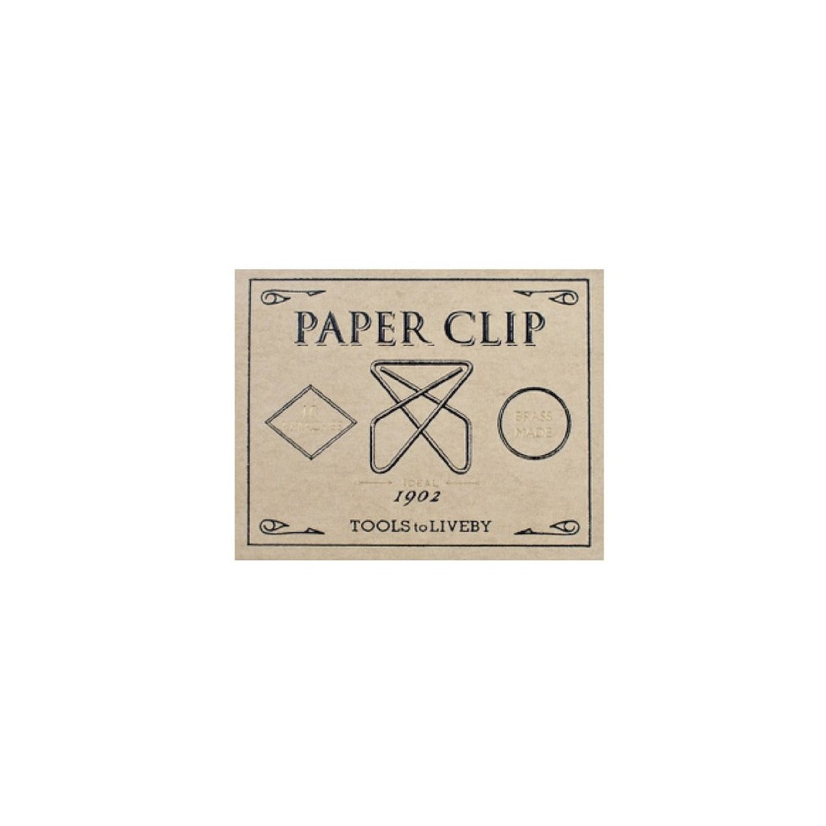 Clip-Büroklammer aus Federstahl | TOOLS TO LIVEBY | Made in Taiwan