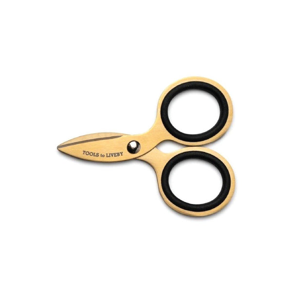 TOOLS TO LIVEBY, PAPIERSCHERE 3'' gold japanischer Edelstahl Geschenk